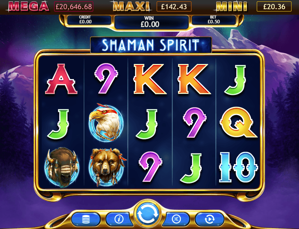 Shaman Spirit Jackpot gameplay