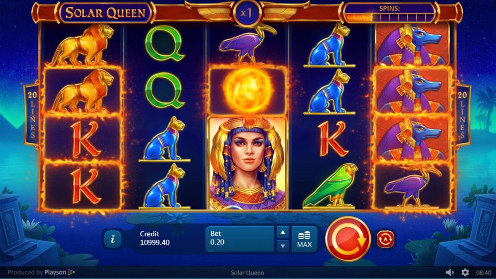 Solar Queen Gameplay Casino