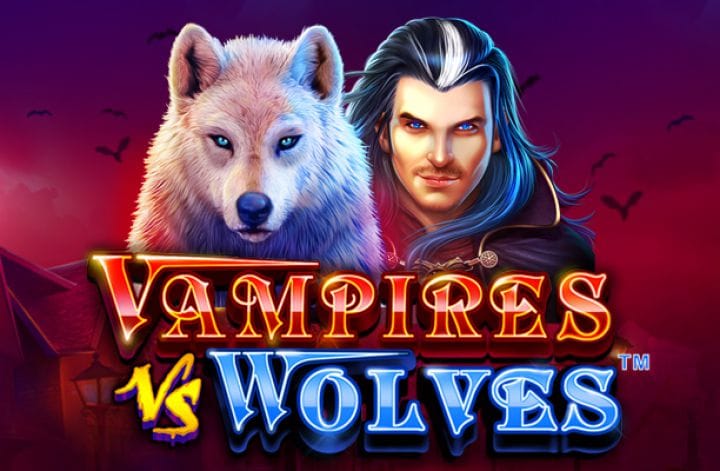 Vampires vs Wolves slot logo